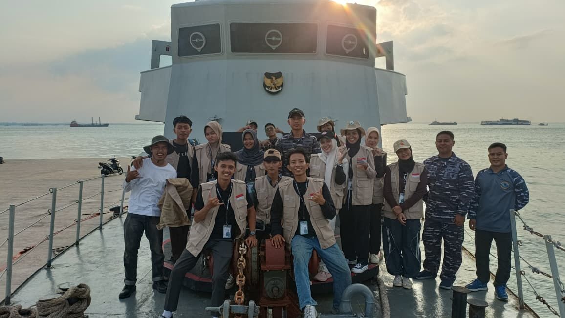 Mahasiswa KKN Tematik Ketahanan Pangan IAIN SAS Babel Kunjungi KRI di Pelabuhan Belinyu