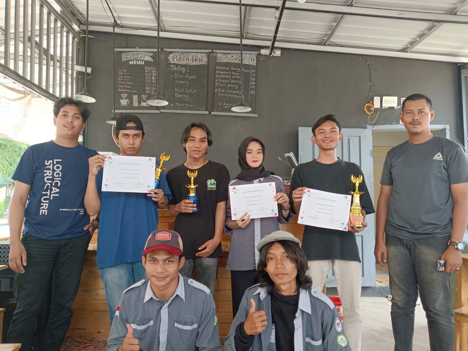 Mahasiswa KPI Gelar Kompetisi Barista Di Warkop U-Deen Pangkal Pinang.