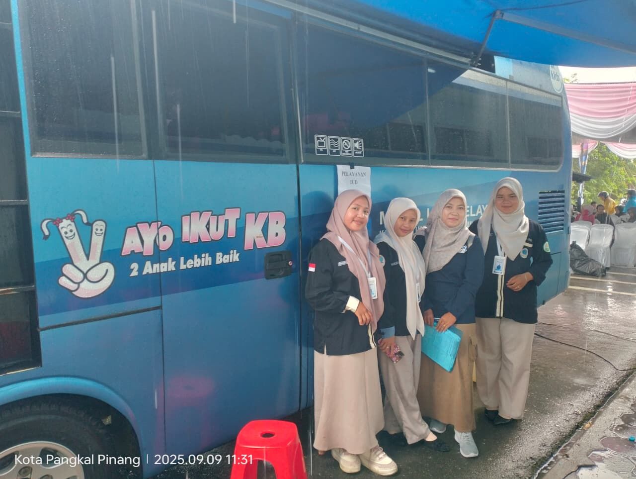 Mahasiswa PPL FDKI turut Menyukseskan Pelayanan KB Serentak di Kota Pangkalpinang dalam Rangka Hari Kontrasepsi Sedunia