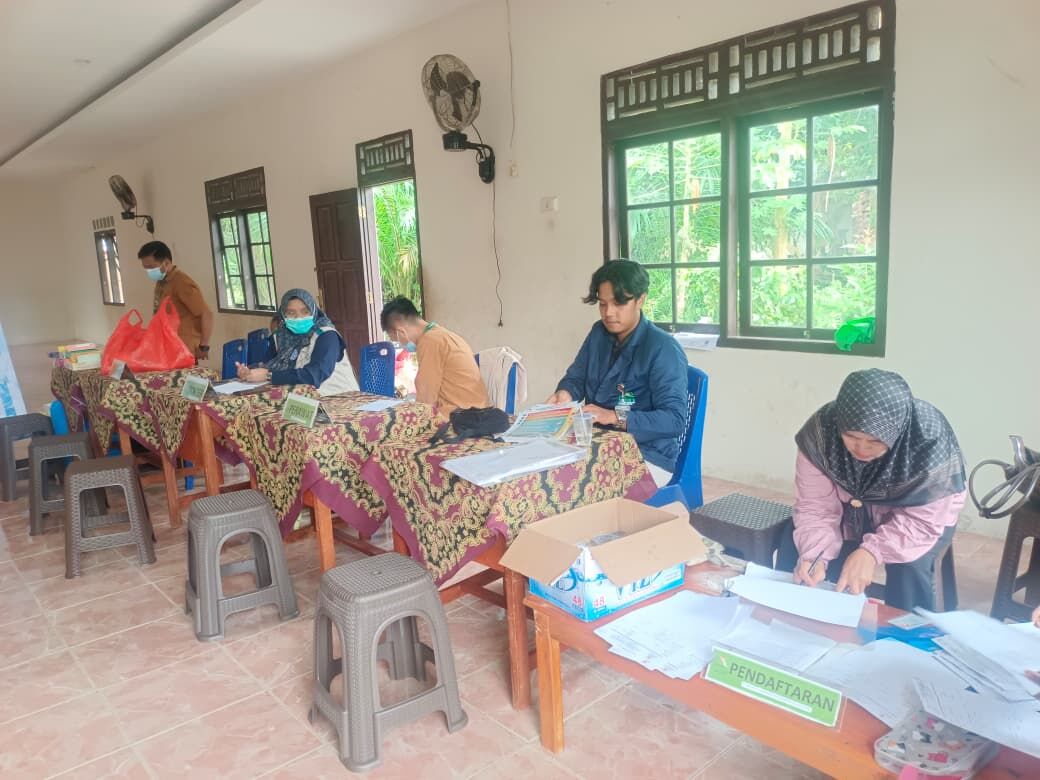 Mahasiswa PPL IAIN SAS Babel Turut Mensukseskan UKK di Dusun Nunggal Desa Kemingking Bersama Rumah Sehat Baznas Kota Pangkal Pinang