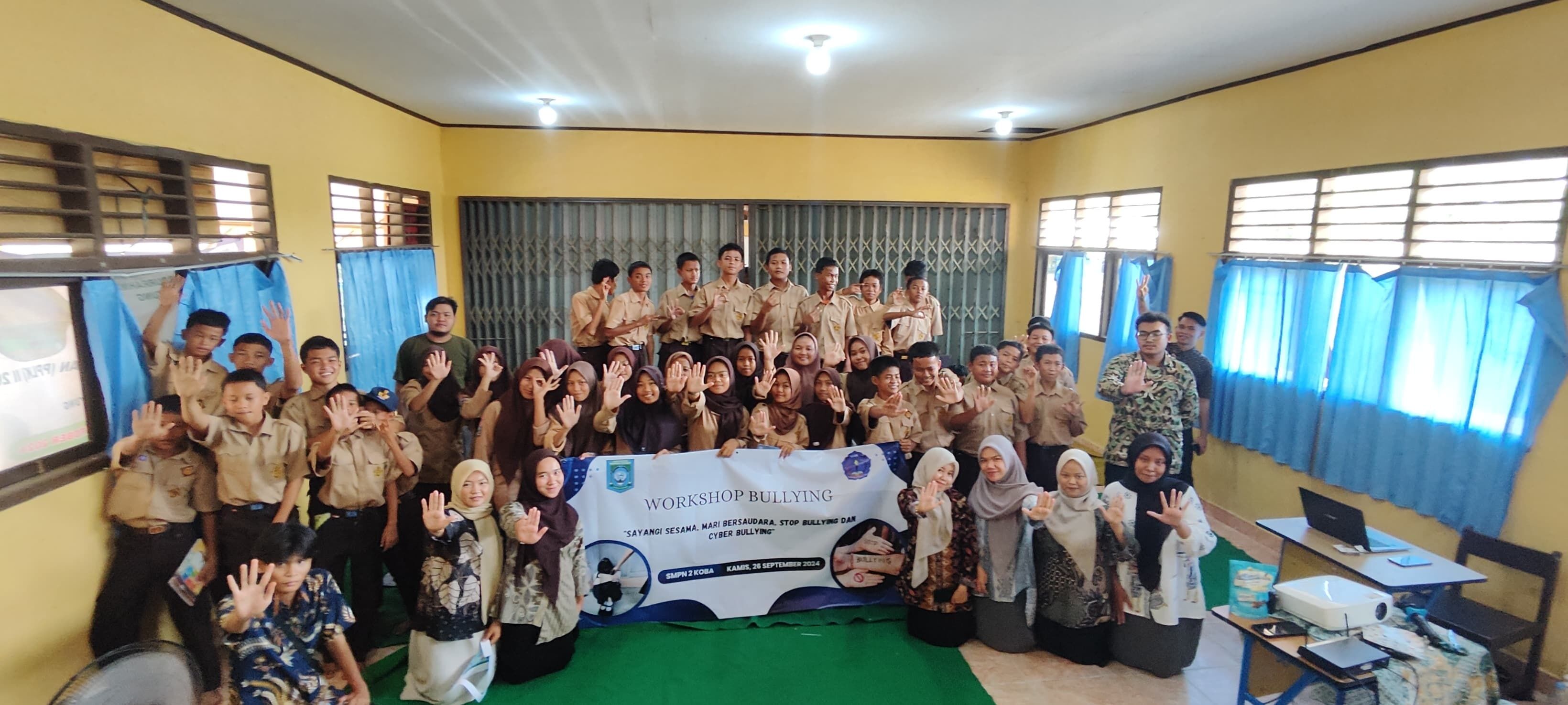 Mahasiswa PPLK Fakultas Tarbiyah IAIN SAS Babel Adakan Workshop di SMPN 2 Koba
