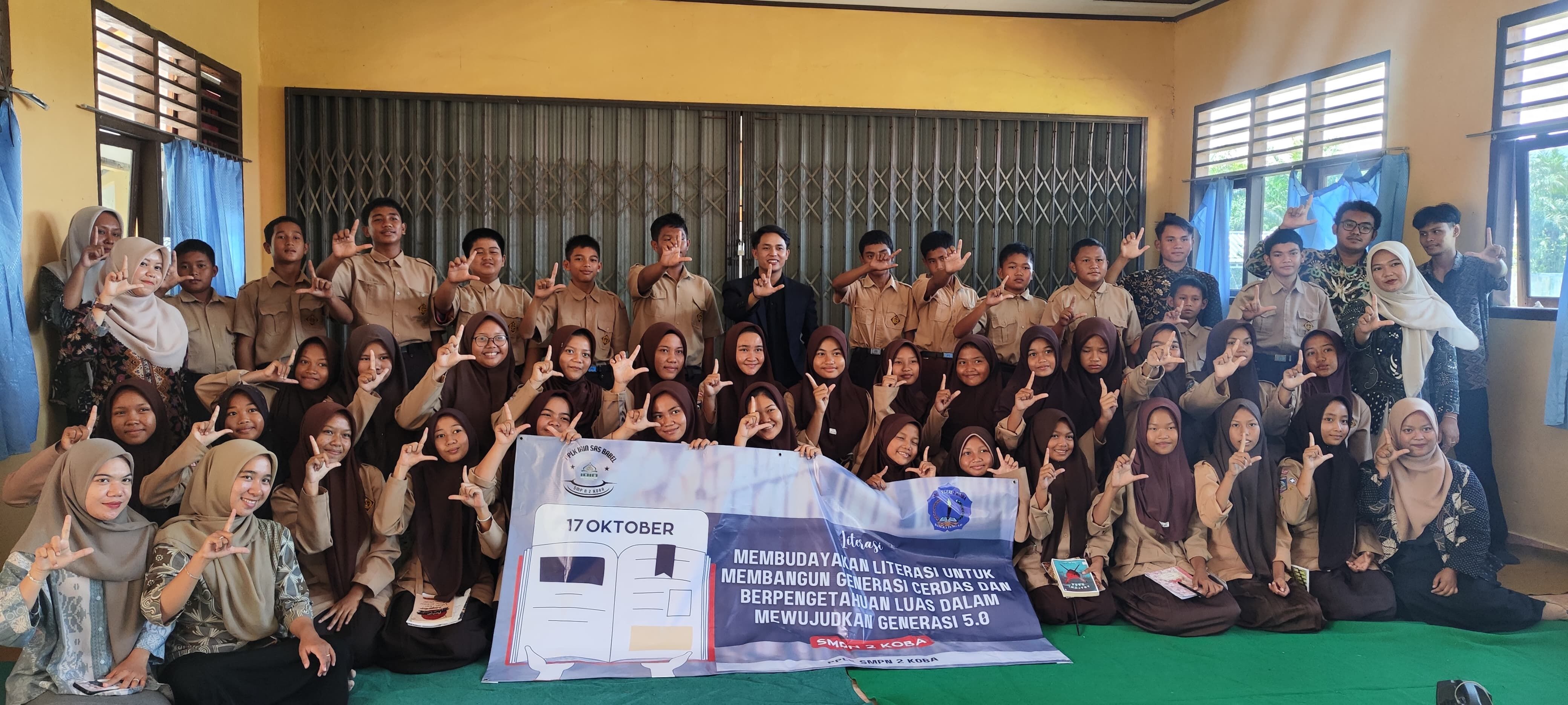 Mahasiswa PPLK Fakultas Tarbiyah IAIN SAS Babel Gelar Sosialisasi Literasi