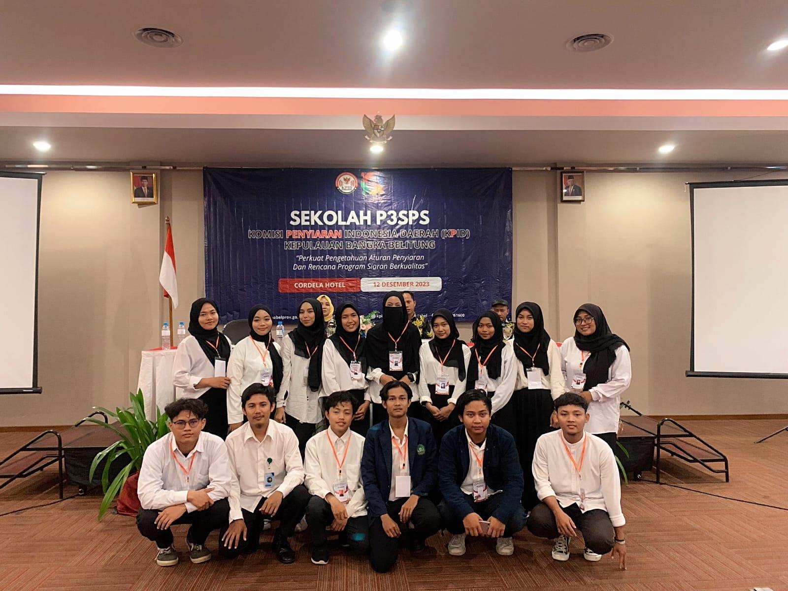 Mahasiswa Prodi KPI IAIN SAS Babel Ikuti Sekolah KPID Babel