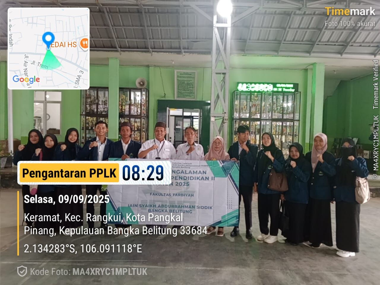 MTsN 1 Pangkalpinang Terima 10 Mahasiswa PPLK II IAIN SAS Babel: Siap Jadi Ajang Pengamalan Ilmu