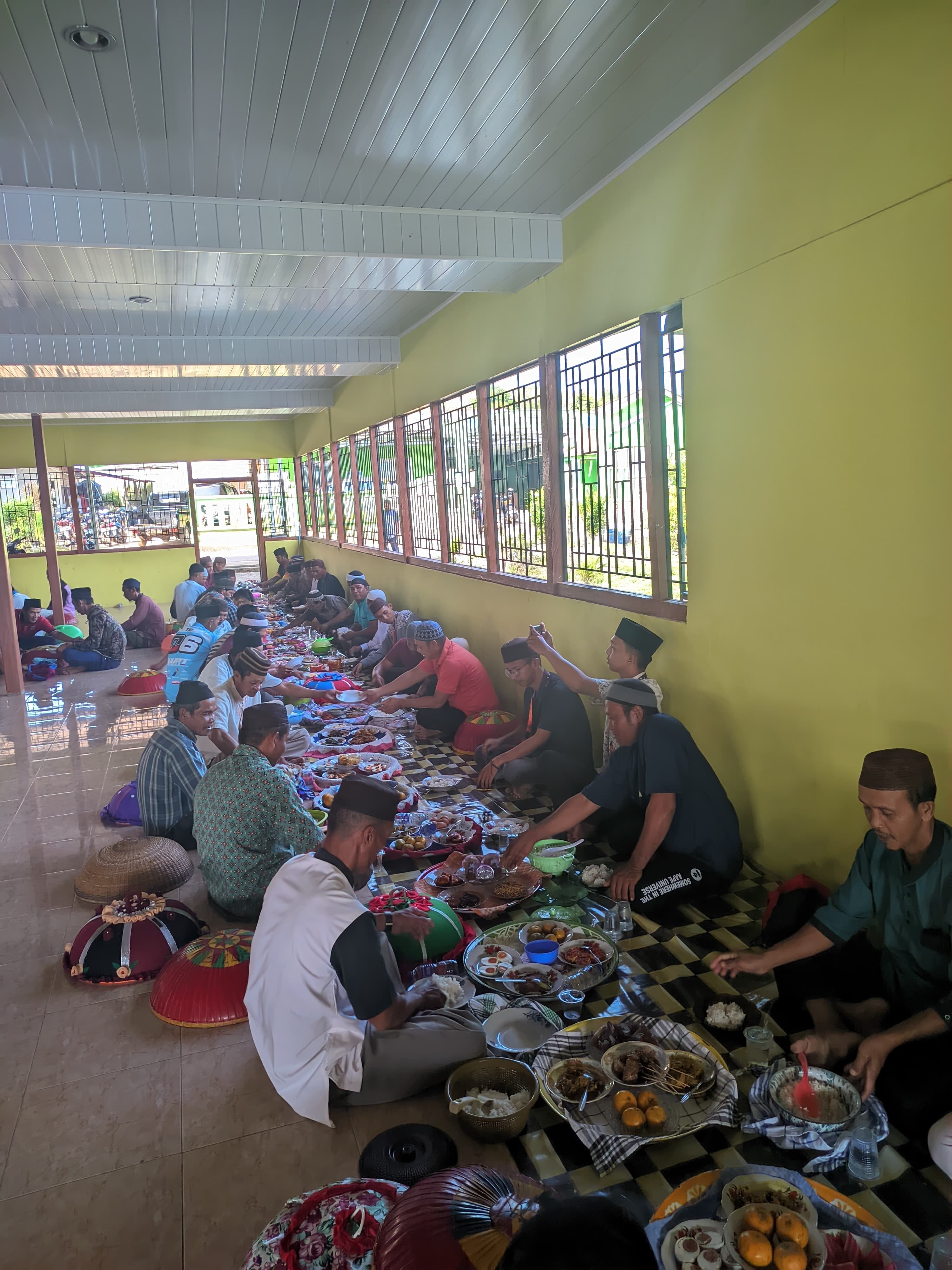 Nganggung Nujuh hari ”, Mahasiswa KKN IAIN SAS Babel Desa Belilik Dilibatkan