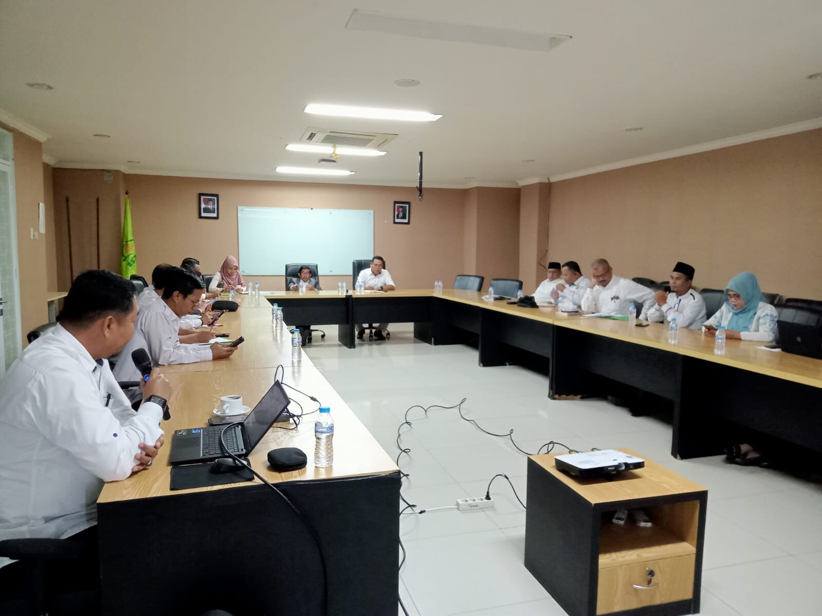 Panitia Audiensi dengan Senat terkait Penjaringan Rektor IAIN SAS Babel Periode 2026–2030