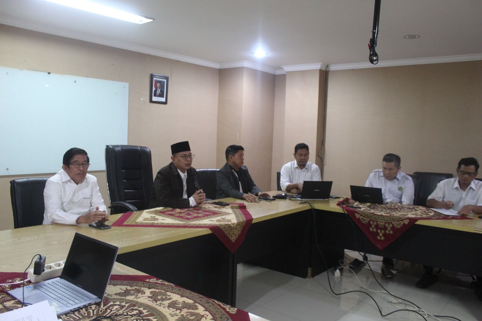 Panitia, Tim Pengawas beserta Senat IAIN SAS Babel Gelar Rapat Pemantapan Penjaringan Rektor Periode 2026- 2030