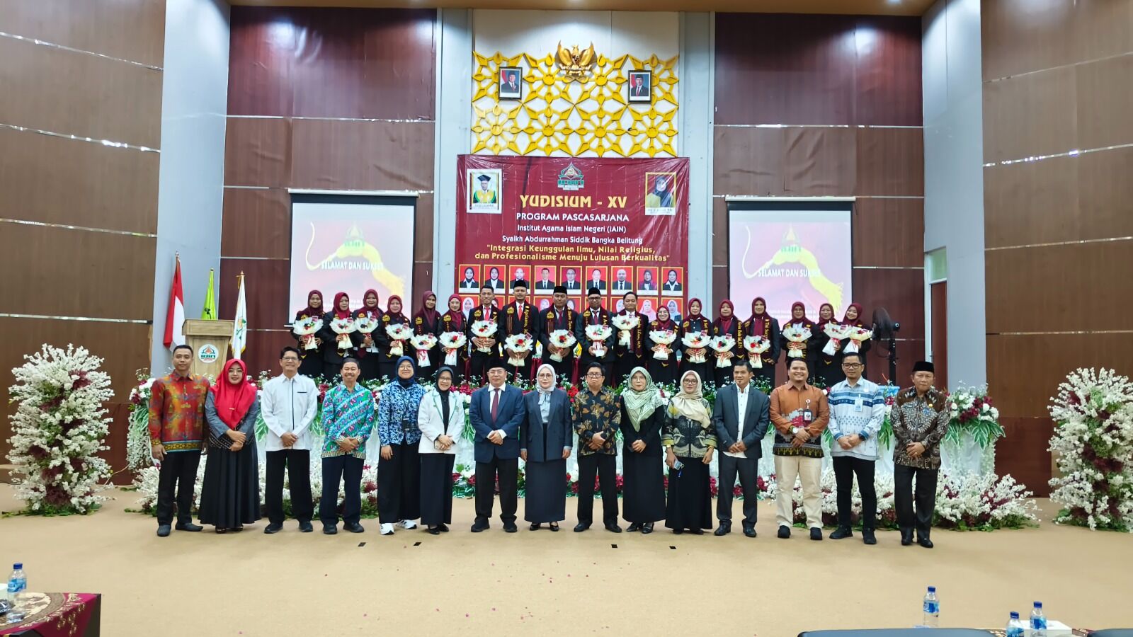 Pascasarjana IAIN SAS Babel Gelar Yudisium, 18 Lulusan Resmi Sandang Gelar Magister