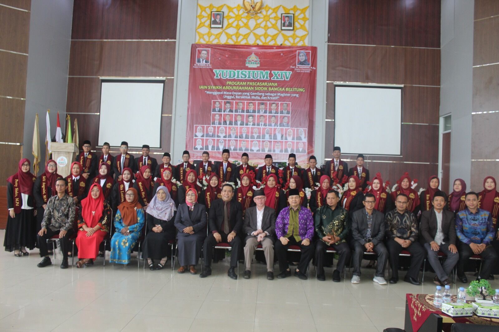 Pascasarjana IAIN SAS Babel Gelar Yudisium, 34 Lulusan Resmi Sandang Gelar Magister