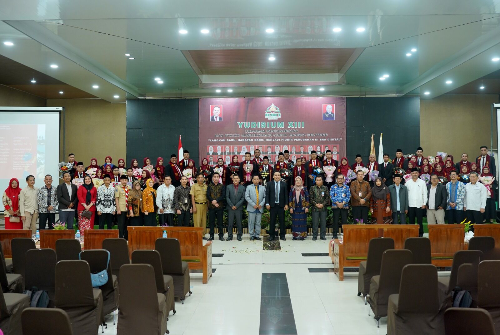 Pascasarjana IAIN SAS Babel Gelar Yudisium XIII, 49 Mahasiswa Raih Gelar Magister