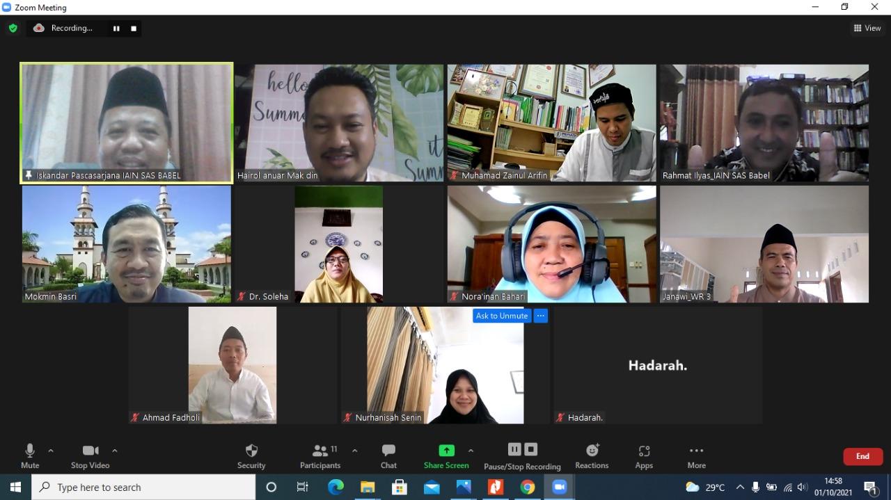 Pascasarjana IAIN SAS Babel Jalin Kerjasama Dengan Kolej Universiti Islam Antarabangsa Selangor