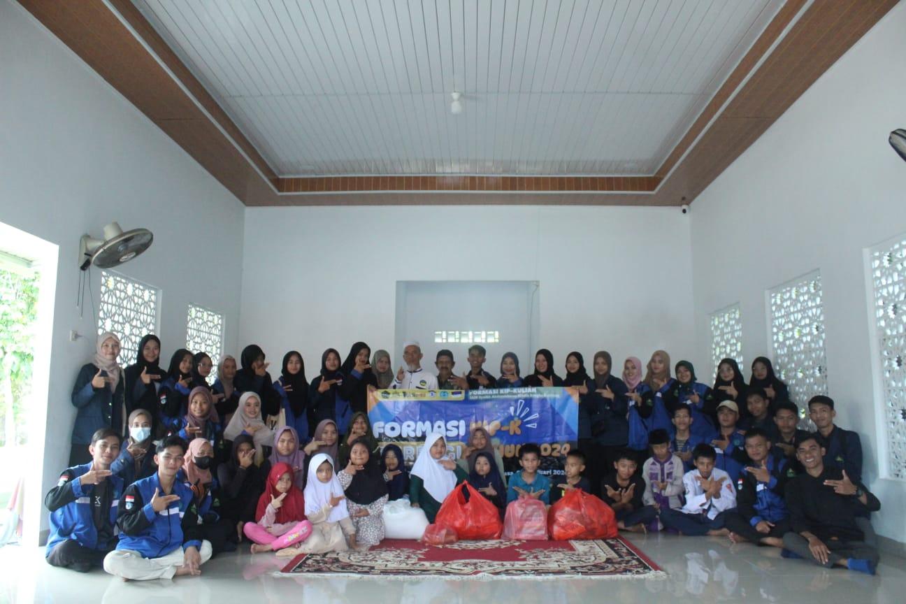 Peduli Kepada Sesama, Formasi KIP-K IAIN SAS Babel berbagi sembako ke Panti Asuhan di Kota Pangkalpinang