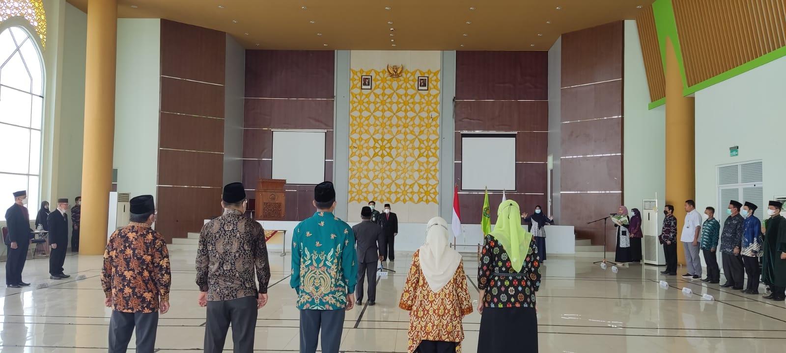 Pelantikan dan Pengambilan Sumpah/Janji Jabatan Fungsional Pranata Humas Ahli Madya di IAIN SAS Babel
