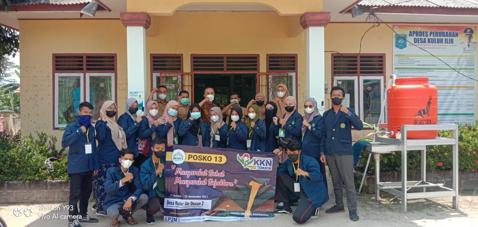 Pelepasan Mahasiswa KKN IAIN SAS Bangka Belitung Kelompok 13 Di Desa Kulur Ilir Dusun II