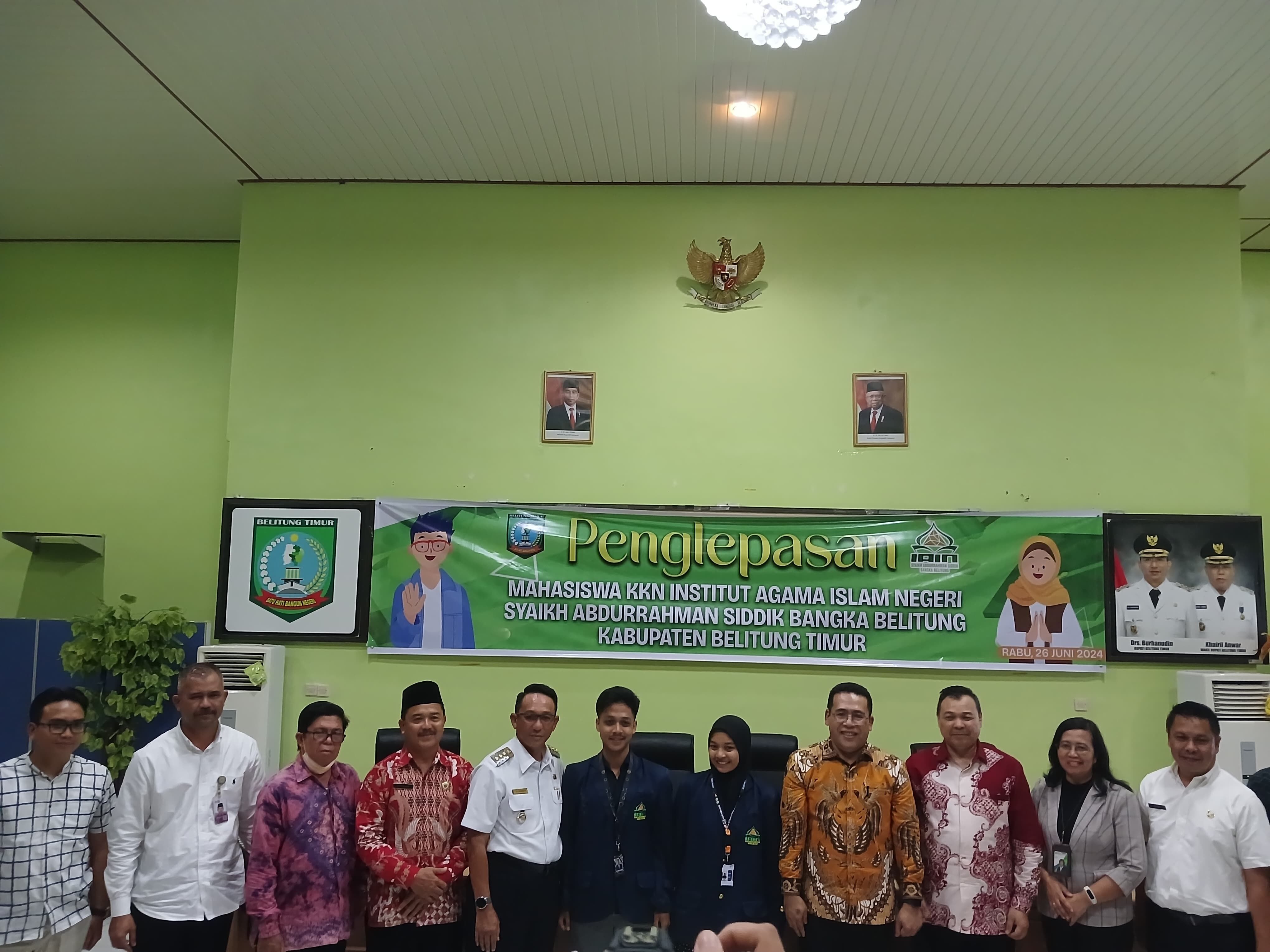 Pemkab Belitung Timur Resmi Menerima dan Melepas 975 Mahasiswa KKN IAIN SAS Babel