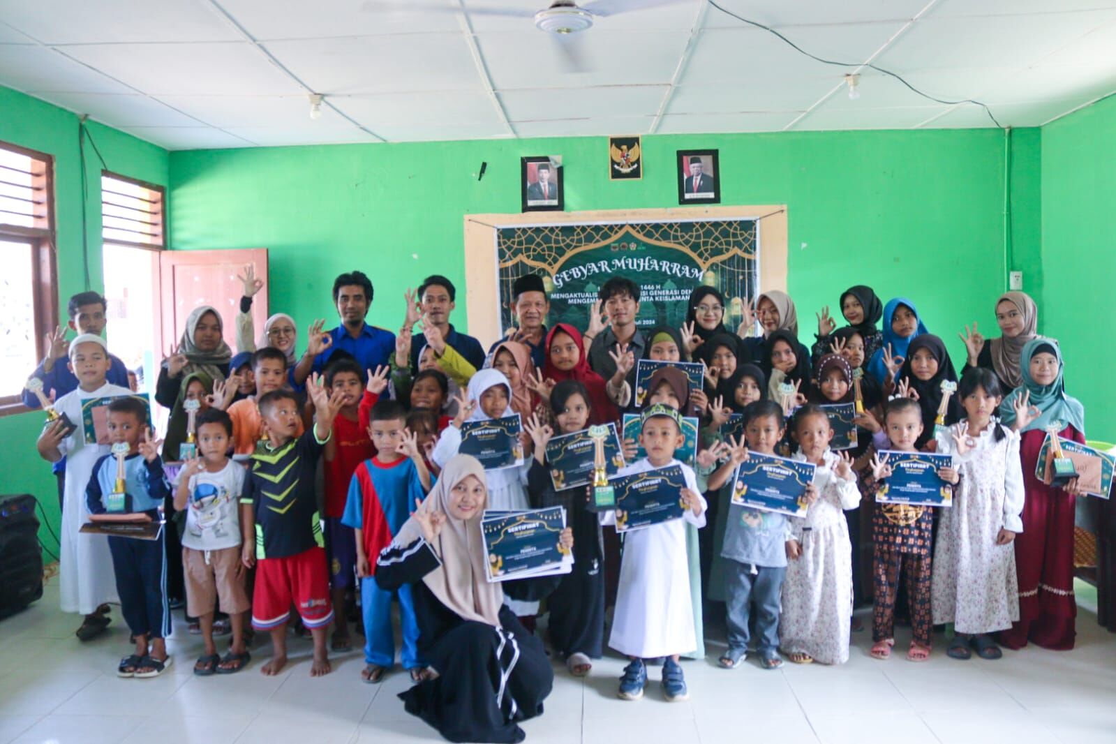 Peringati 1 Muharram, Mahasissa KKN IAIN SAS Babel Gelar Perlombaan Di Desa Kundi