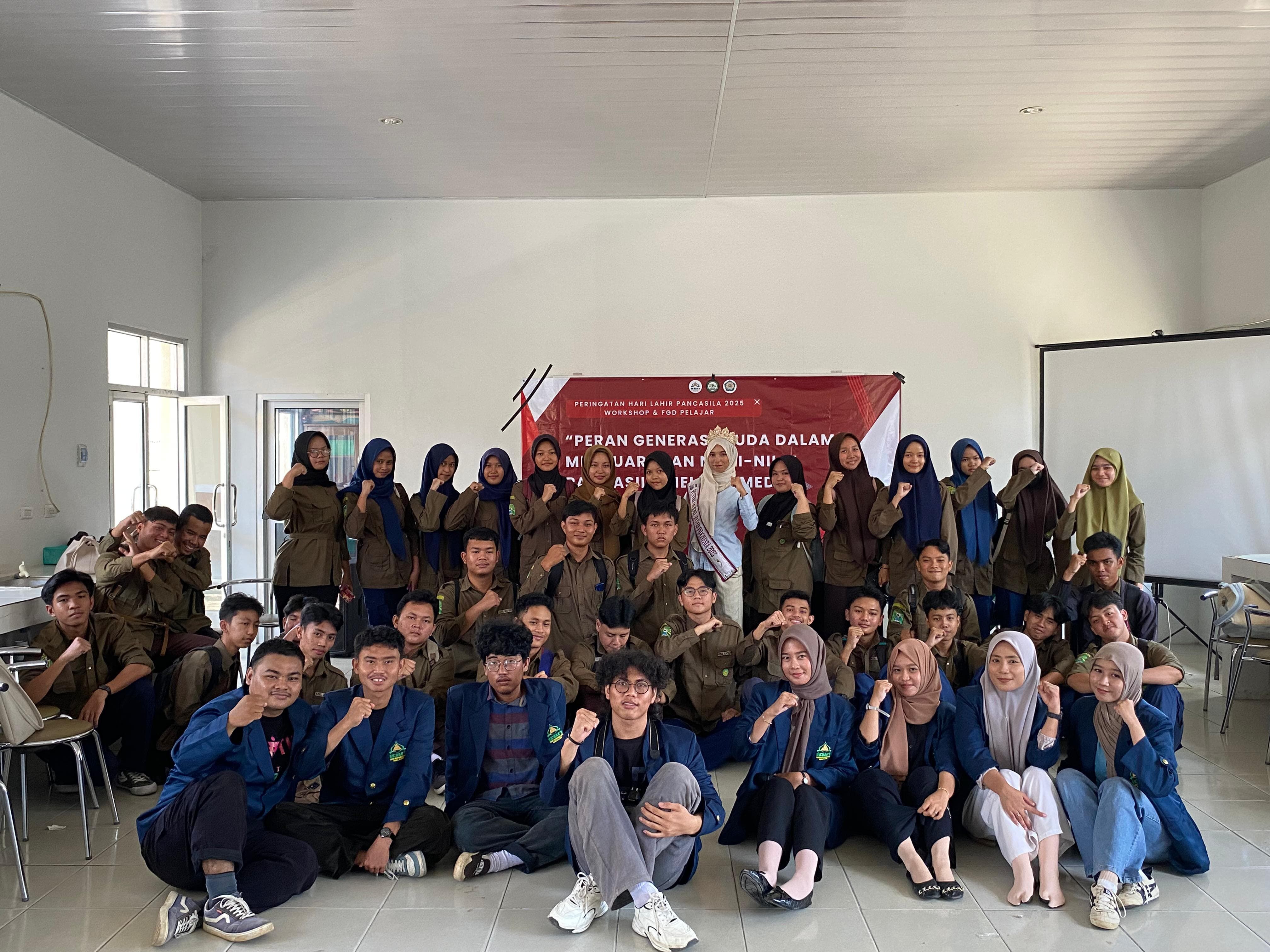 Peringati Hari Lahir Pancasila, Mahasiswa Prodi KPI IAIN SAS Babel Gelar Workshop dan FGD Bersama Pelajar SMA Muhammadiyah, Pangkalpinang