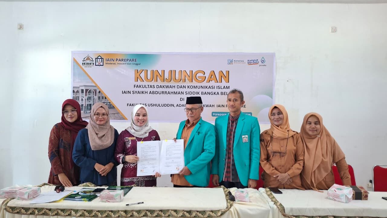 Perkuat Jejaring Akademik, FDKI IAIN SAS Bangka Belitung Lakukan Benchmarking ke FUAD IAIN Parepare