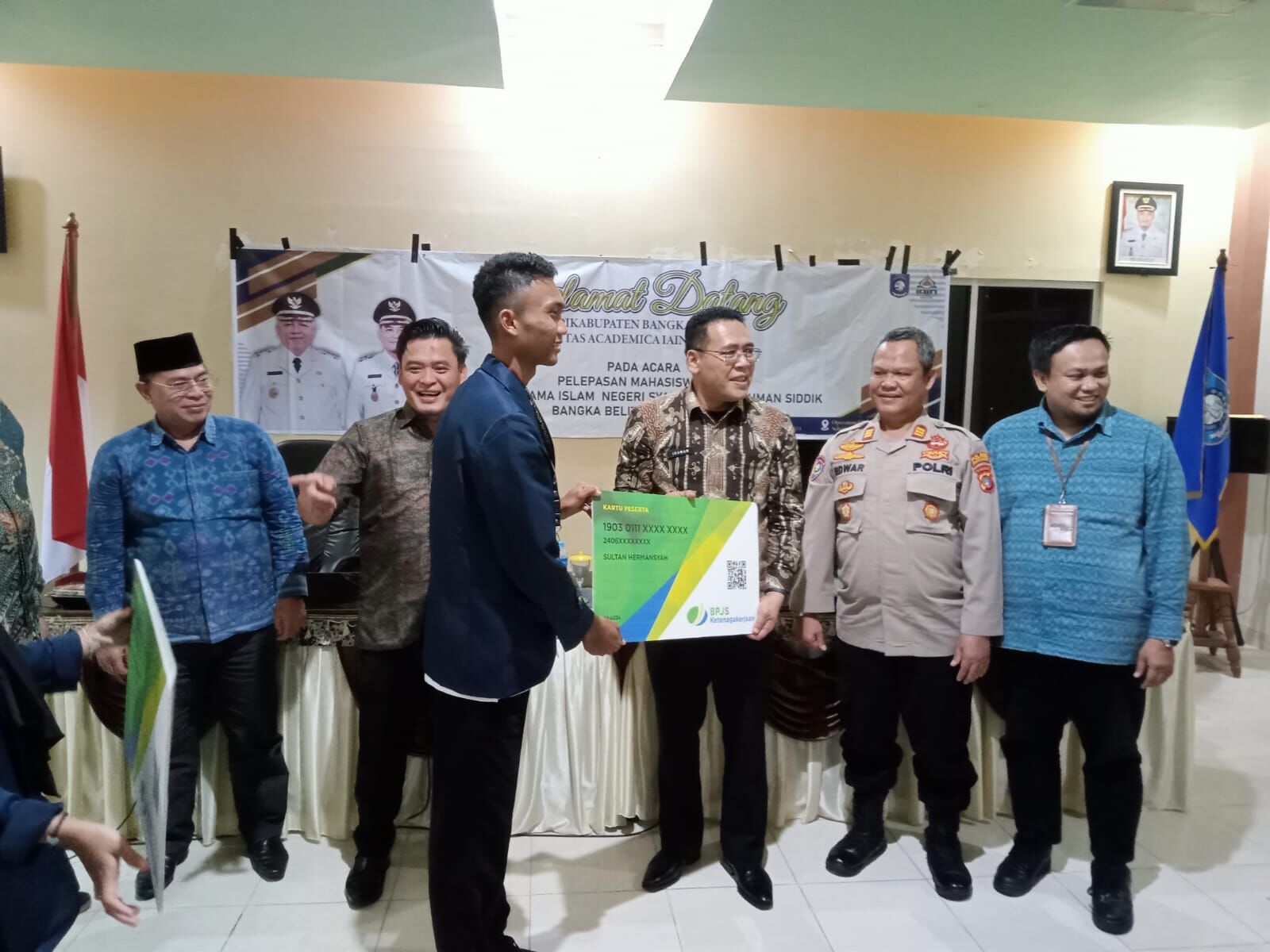 Peserta KKN IAIN SAS Babel Kini Dilindungi BPJS Ketenagakerjaan