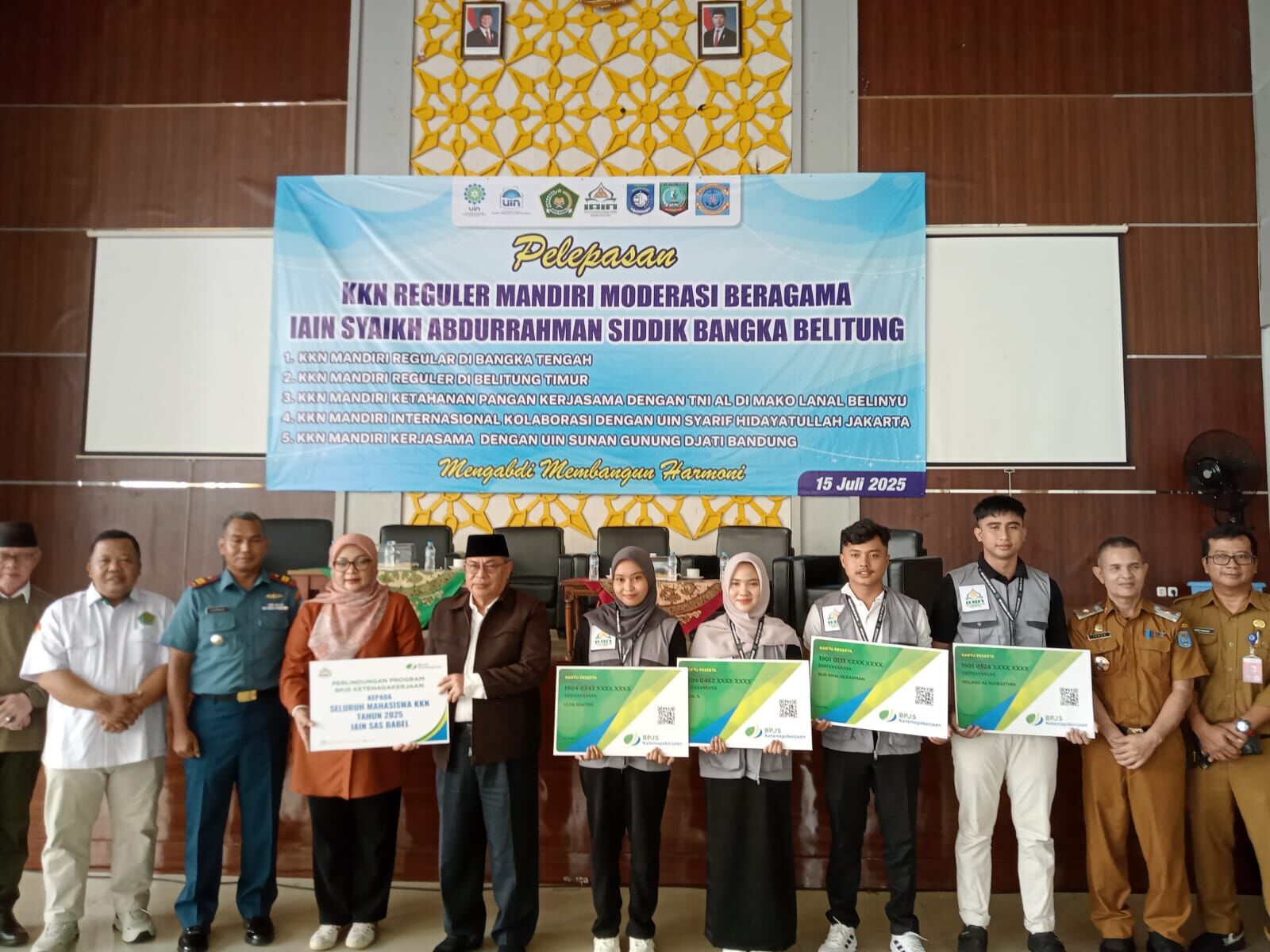 Peserta KKN Reguler Mandiri Moderasi Beragama IAIN SAS Babel Kini Dilindungi BPJS Ketenagakerjaan