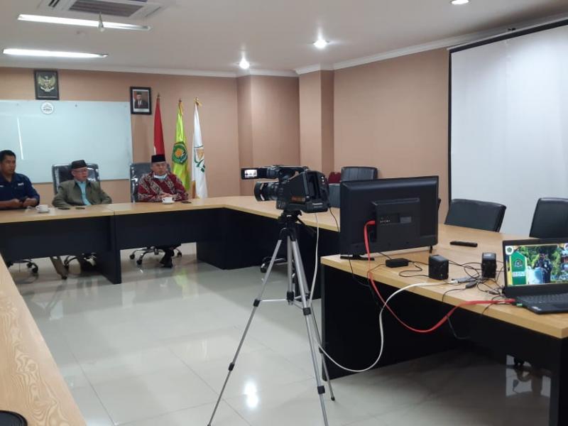 IAIN SAS Babel ikuti Zoom Meeting Peluncuran dan Sosialisasi SPAN-UM PTKIN 2021 secara daring