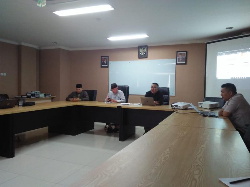 Rektor memberikan Arahan pada Rapat Koordinasi Pengisian E-SMS periode 2021