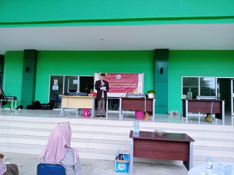 Sambutan Dekan FDKI Dr.Rusydi Sulaiman,M.Ag 