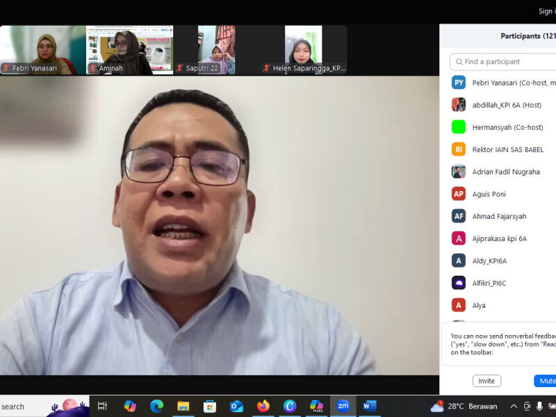 Sambutan Rektor IAIN SAS Babel Dr.Irawan,M.S.I