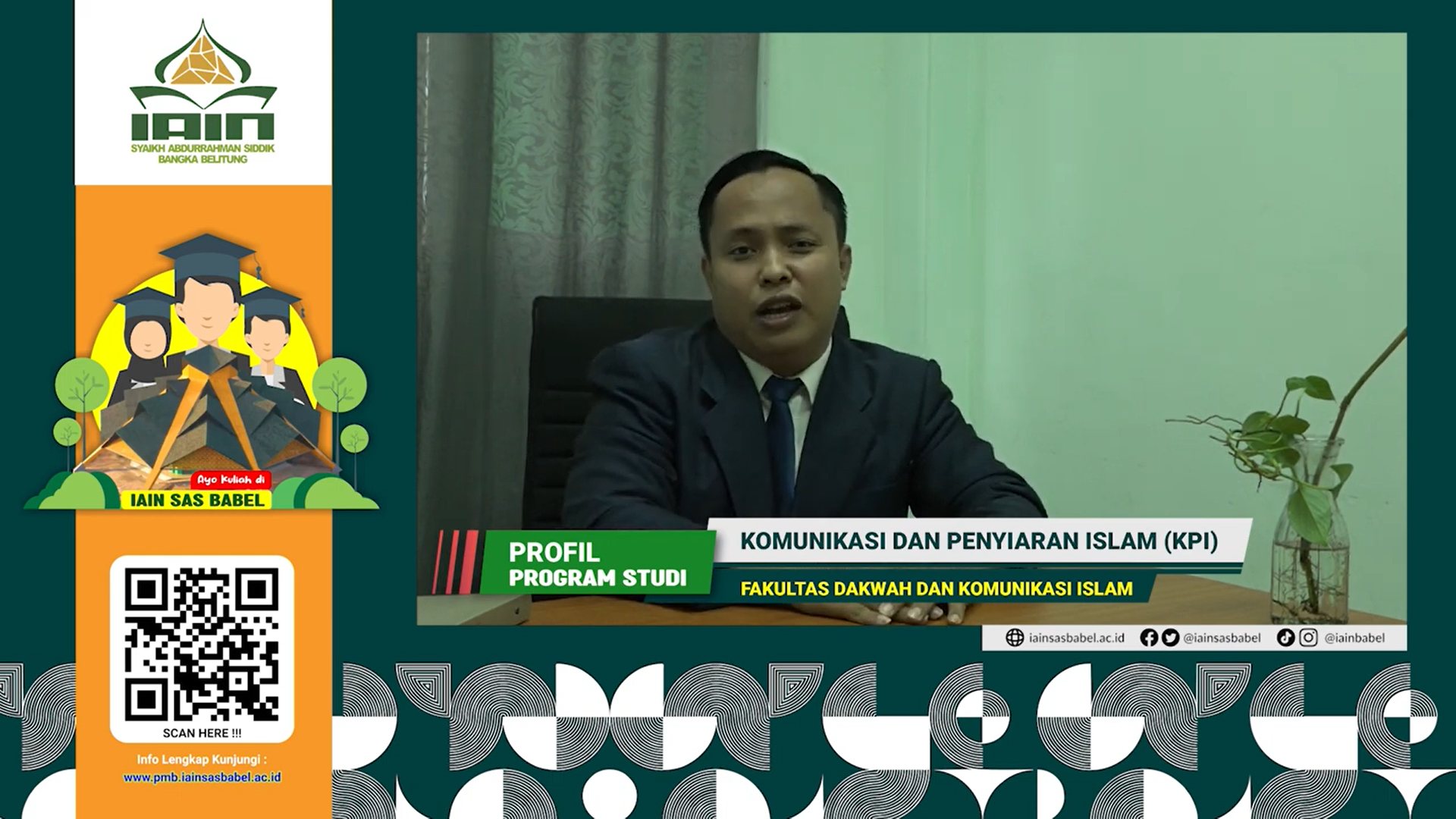 PMB Prodi Komunikasi dan Penyiaran Islam (KPI) IAIN SAS Babel