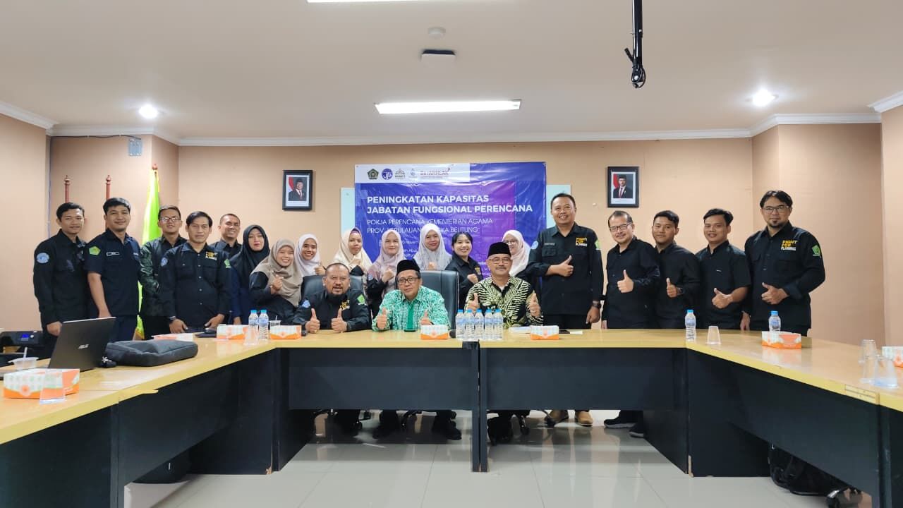 Pokja Perencana Kementerian Agama Provinsi Kep. Babel laksanakan Peningkatan Kapasitas Jabatan Fungsional Perencana di IAIN SAS Babel