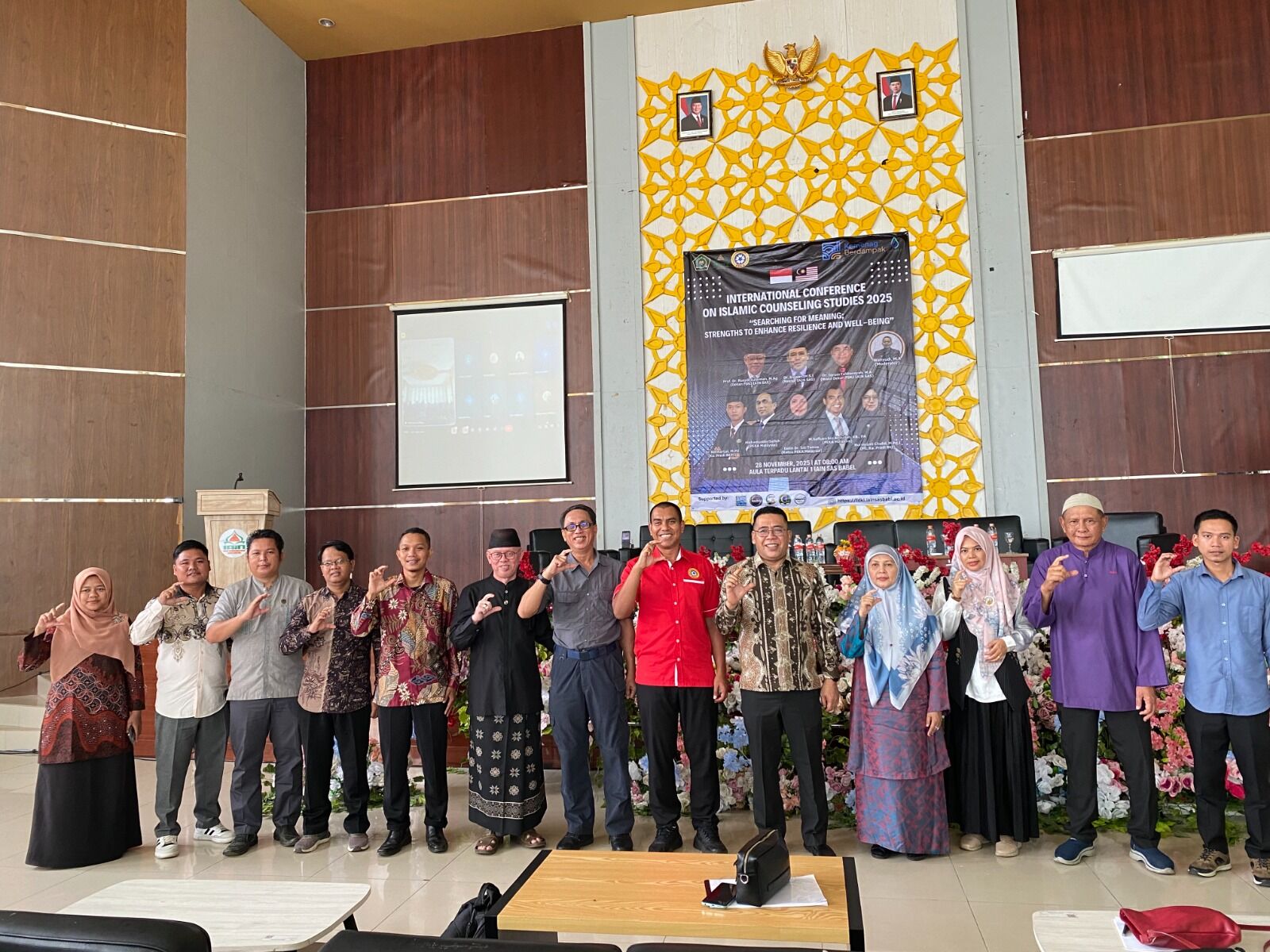 Prodi BKI FDKI dan Prodi BKPI Fakultas Tarbiyah IAIN SAS Babel Berkolaborasi Gelar International Conference on Islamic Counseling Studies 2025