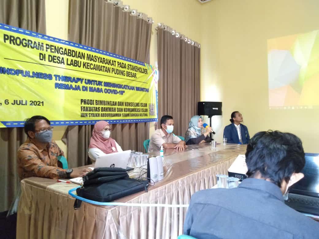 Prodi BKI IAIN SAS Bangka Belitung Melakukan Pengabdian Masyarakat di Desa Labu