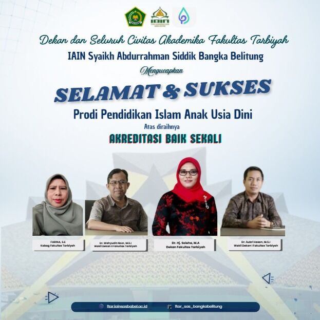 Prodi PIAUD IAIN SAS Babel Raih Akreditasi “Baik Sekali” dari LAMDIK