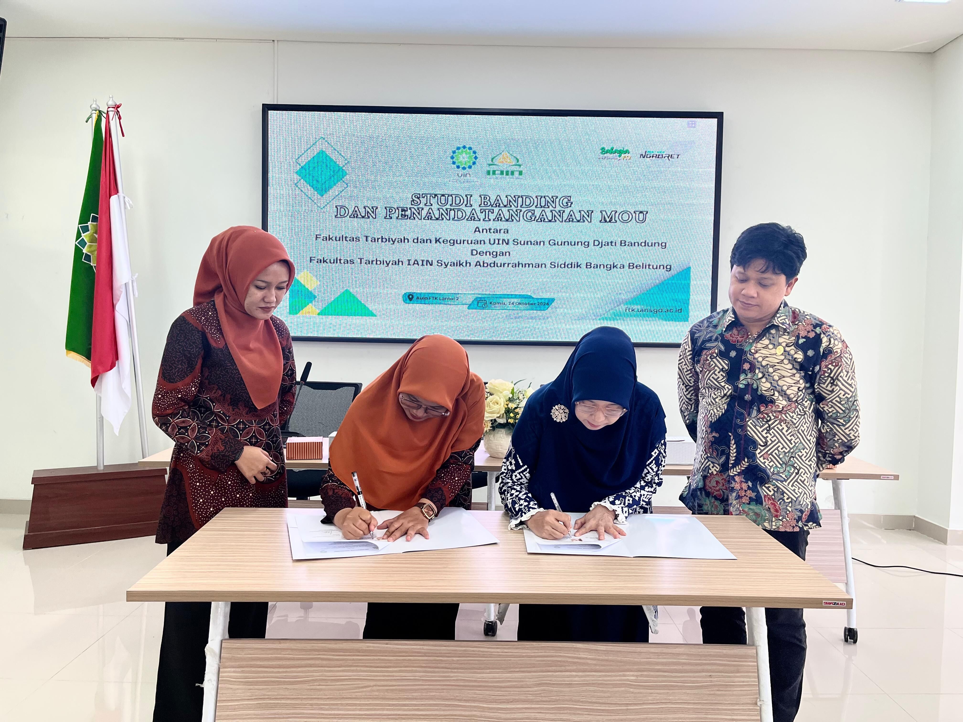 Prodi PIAUD IAIN SAS Babel Teken Implementation Agreement Dengan PIAUD UIN Sunan Gunung Djati Bandung