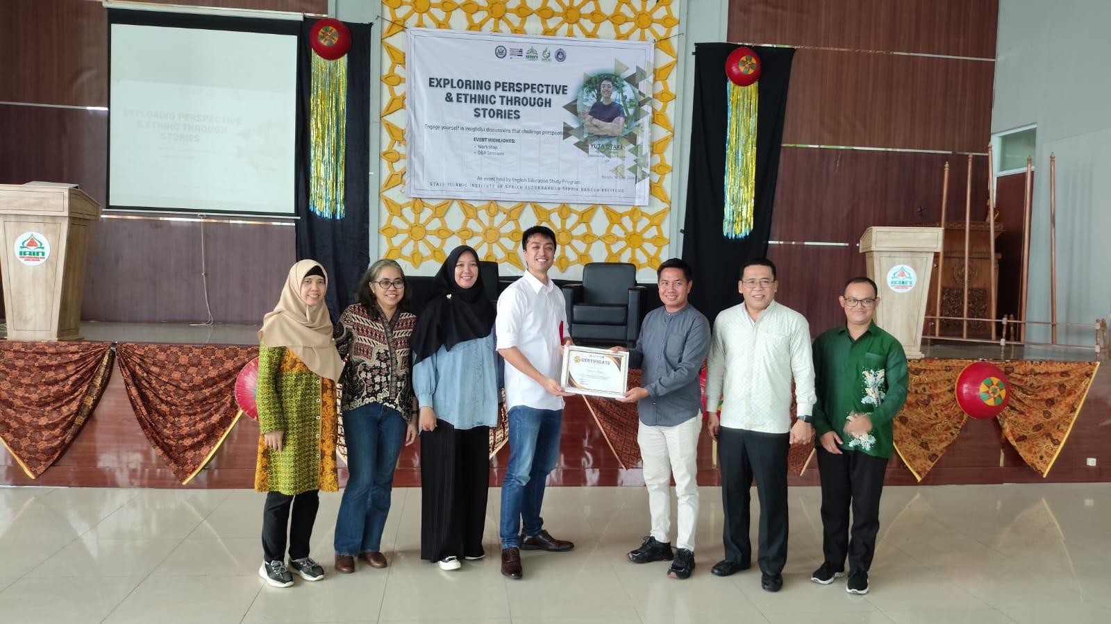 Prodi TBI IAIN SAS Babel Adakan Workshop Hadirkan International Teacher Trainer dari Amerika Serikat