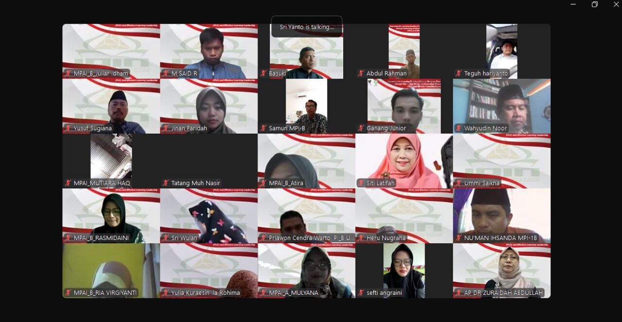 Program Studi S2 Pendidikan Agama Islam Pascasarjana IAIN SAS Babel Gelar Webinar Internasional