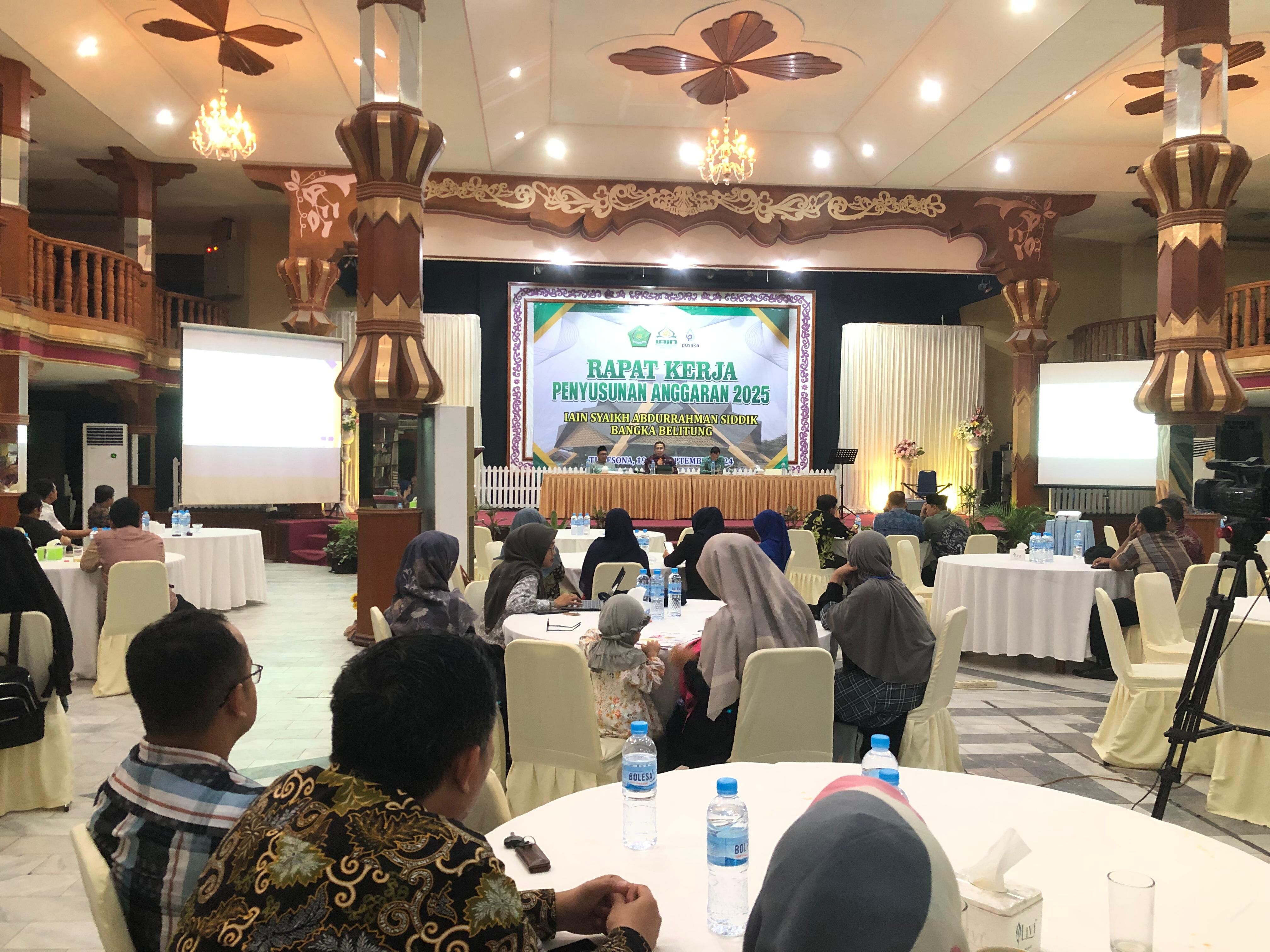 Rapat Kerja Penyusunan Anggaran 2025: Langkah Strategis IAIN Syaikh Abdurrahman Siddik Bangka Belitung