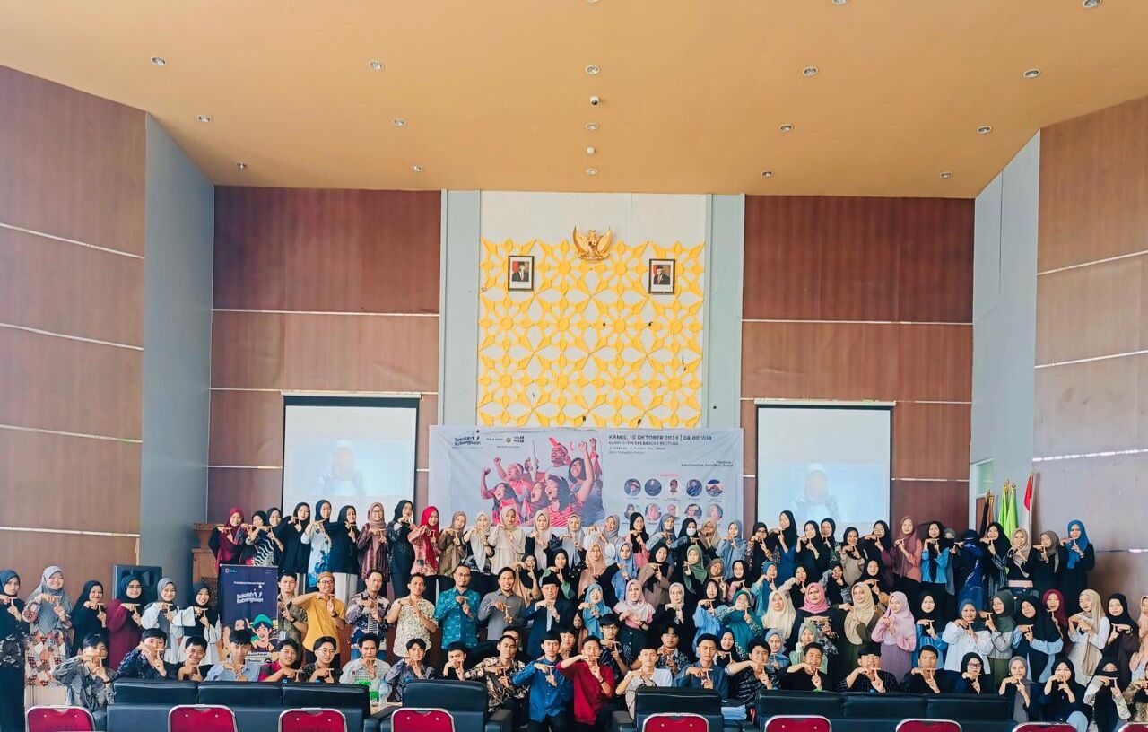Ratusan Mahasiswa IAIN SAS Babel Ikut Sekolah Kebangsaan Tular Nalar dan Tingkatkan Literasi Digital Gen Z Hadapi Hoaks