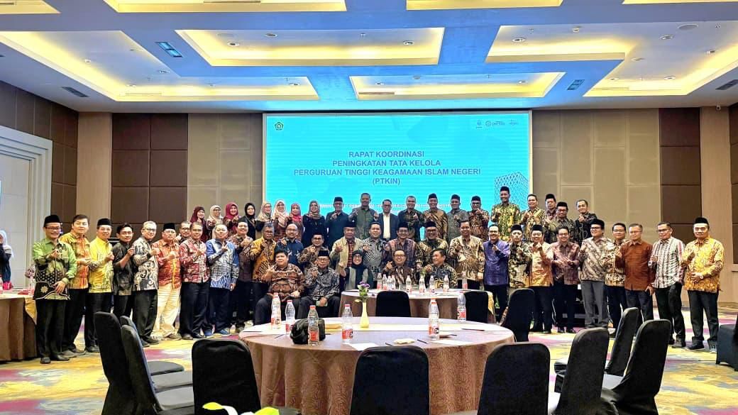 Rektor IAIN SAS Babel Hadiri Rakor Tata Kelola PTKIN Se-Indonesia