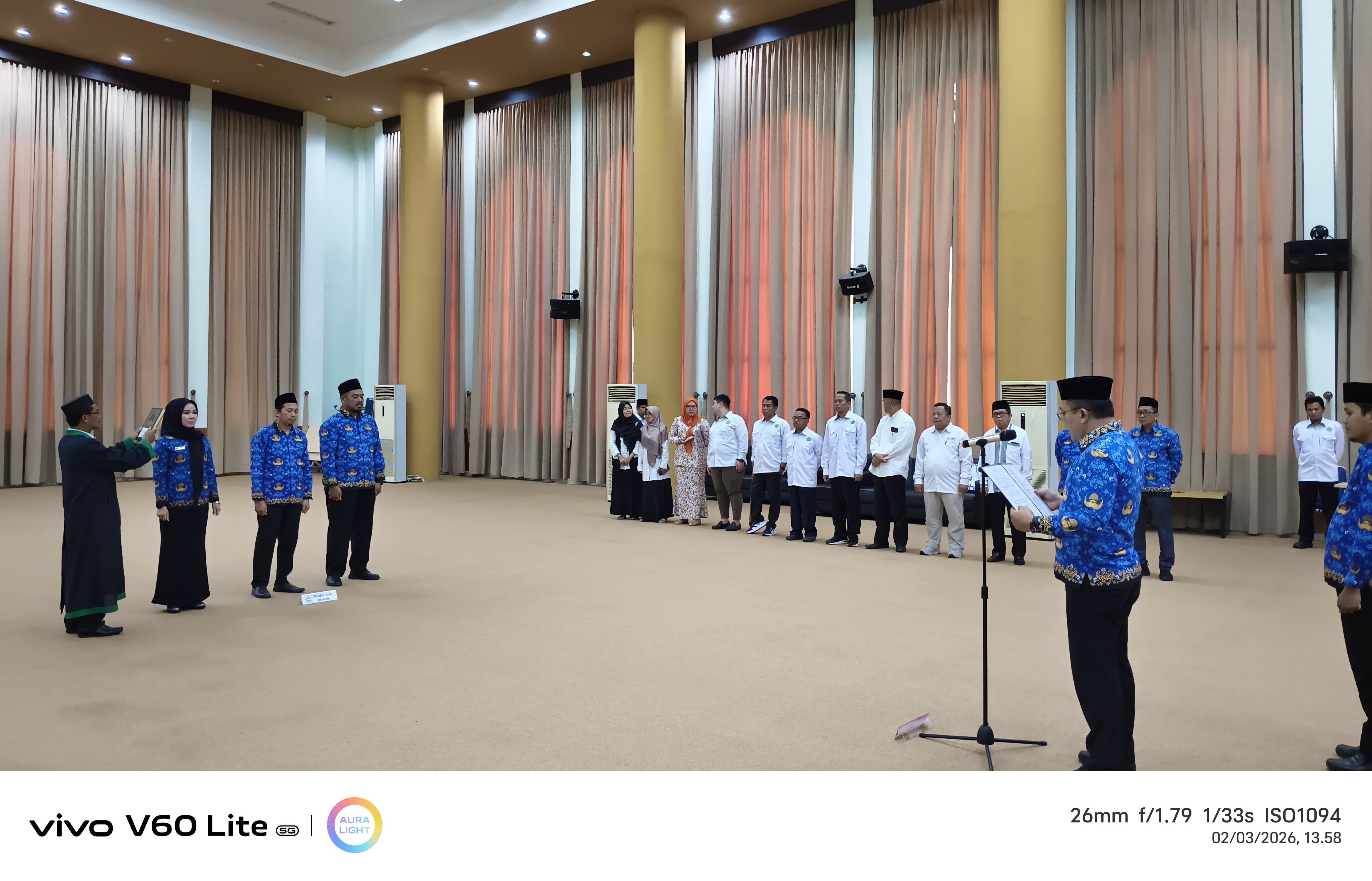 Rektor Melantik 3 Pejabat Pengawas IAIN SAS Babel