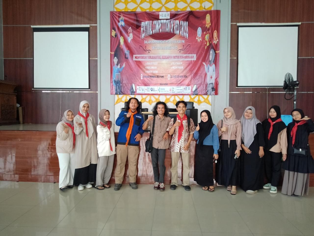 Sambut Milad ke 23, UKK KSR PMI Unit IAIN SAS Bangka Belitung Adakan Festival Competition Of  Red Cross