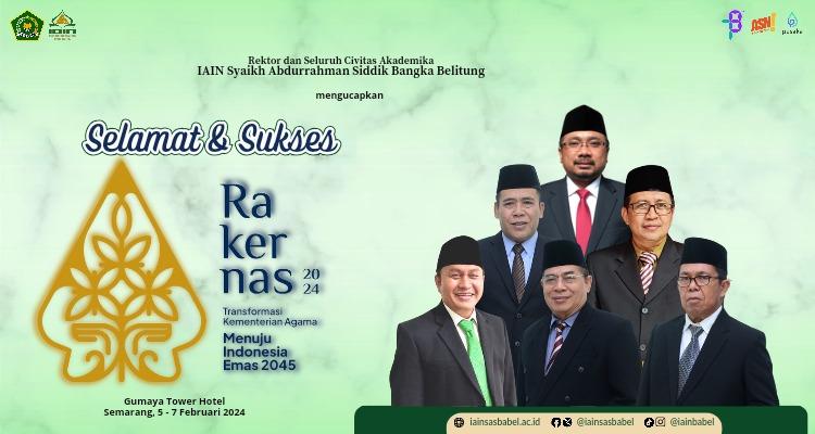 Selamat dan Sukses Rakernas Tahun 2024