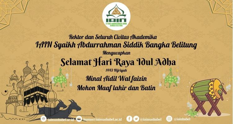 Selamat Hari Raya Idul Adha 1443 H