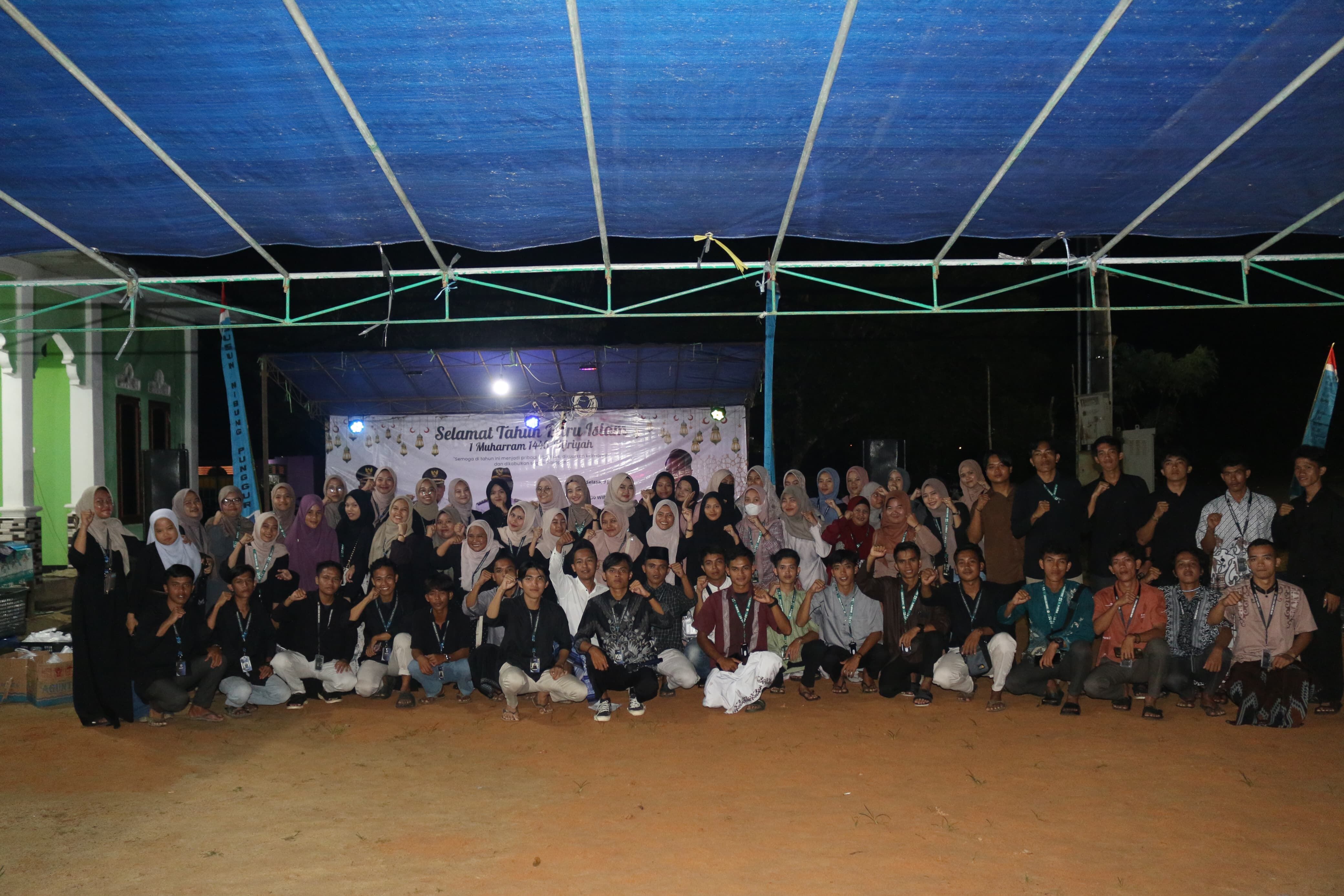 Semarak 1 Muharram di Desa Mentawak: Kolaborasi Mahasiswa KKN IAIN SAS Babel Memperkuat Tali Silaturahmi