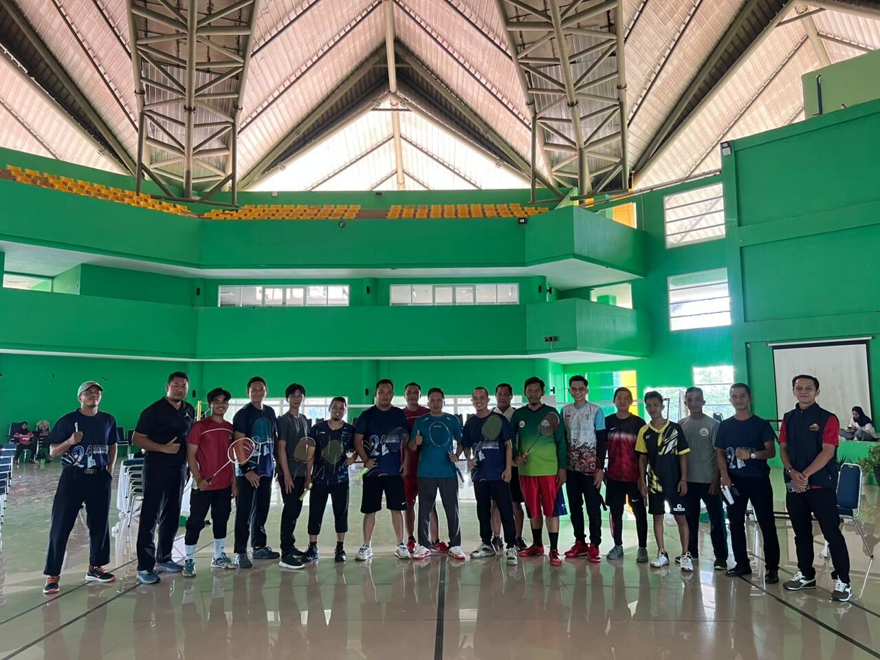 Semarak Dies ke-21 IAIN SAS, Lomba Badminton Pererat Kebersamaan Sivitas Akademika