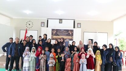 Semarak Perayaan 1 Muharram 1446 H, Mahasiswa KKN IAIN SAS Babel di Desa Mekar Jaya