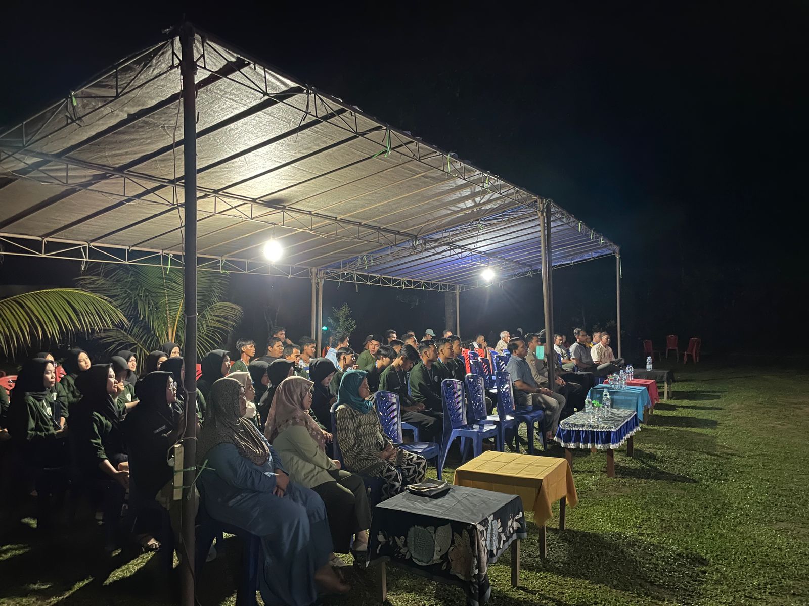 Serah Terima Mahasiswa KKN IAIN SAS Bangka Belitung di Desa Mentawak di Sambut Hangat