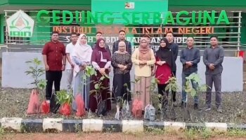 14 CPNS Baru IAIN SAS Babel Tanam Pohon, Wujudkan Gerakan Nasional Kemenag Berdampak