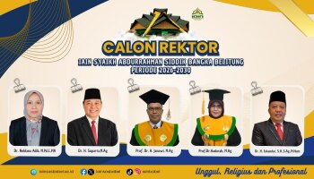 2 Guru Besar dan 3 Lektor Kepala Lolos Seleksi Administrasi Calon Rektor IAIN SAS
