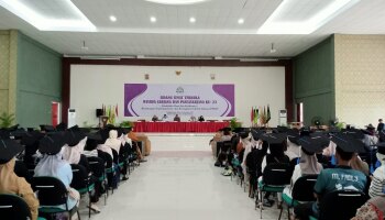 Besok Wisuda! Sebanyak 478 Calon Wisudawan Pascasarjana dan Sarjana IAIN SAS Babel Ikut Gladi Resik